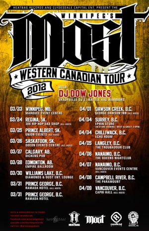 WInnipeg's Most tour poster