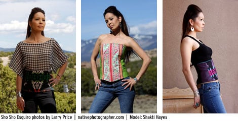 Shakti Hayes in Sho Sho Esquiro, photos by Larry Price