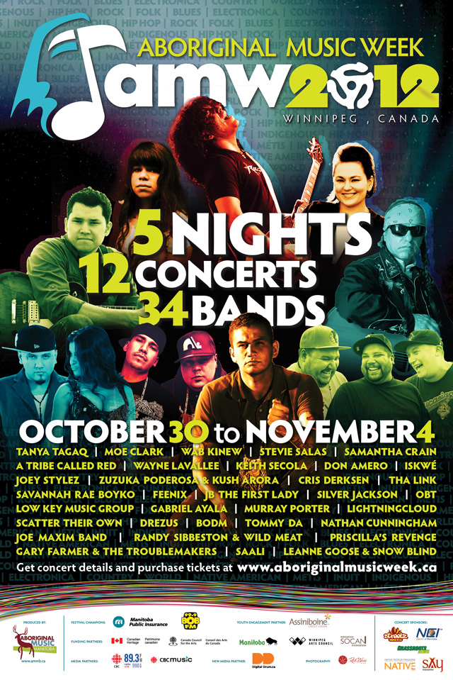 Aboriginal Music Week 2012 festival poster 1